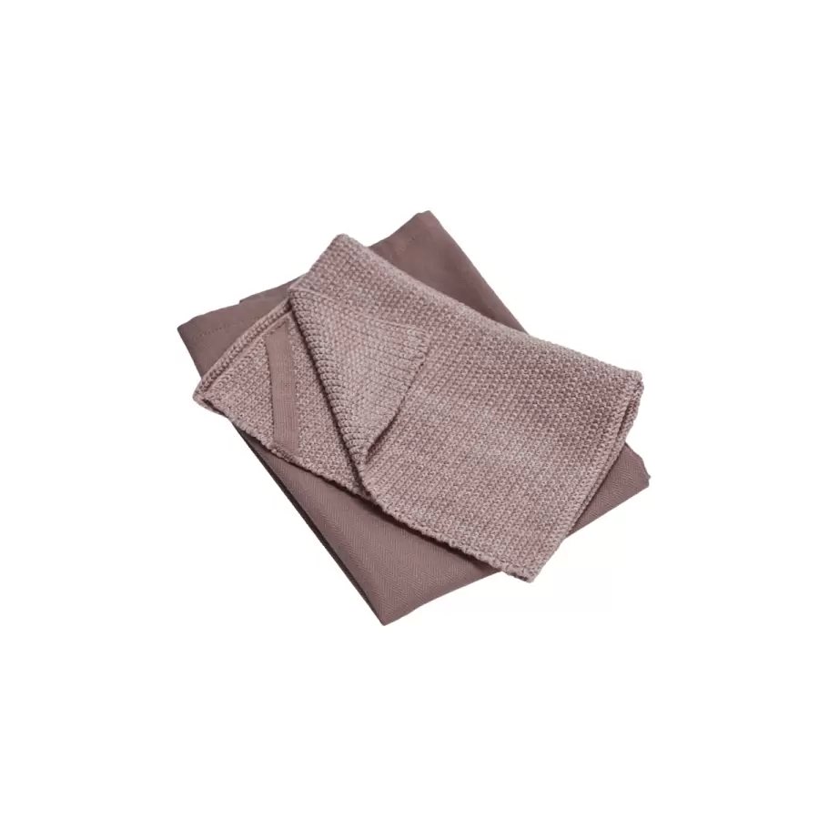 SEMIBASIC - UDG Køkkenhåndklæde, rosa, 30x50