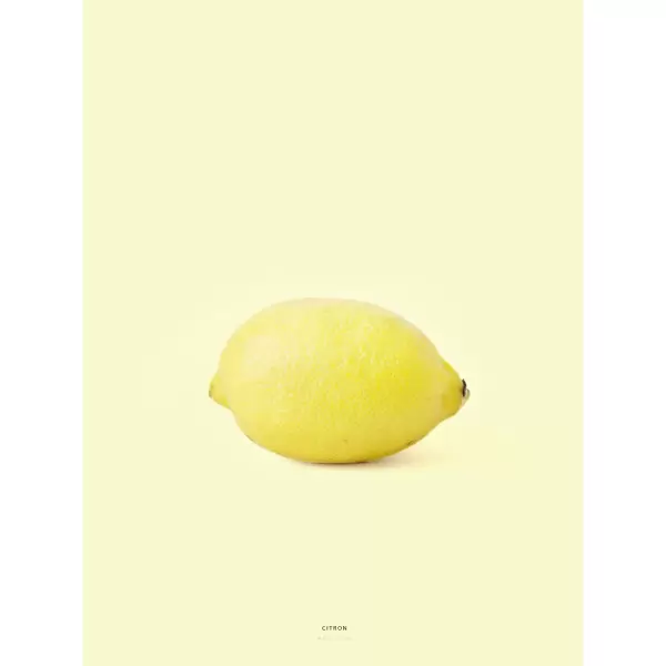 MAD/PLAKAT - NY gul citron 50*70