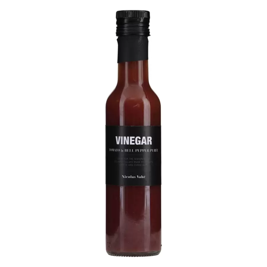 Nicolas Vahé - Vinegar, tomat og peberfrugtpuré