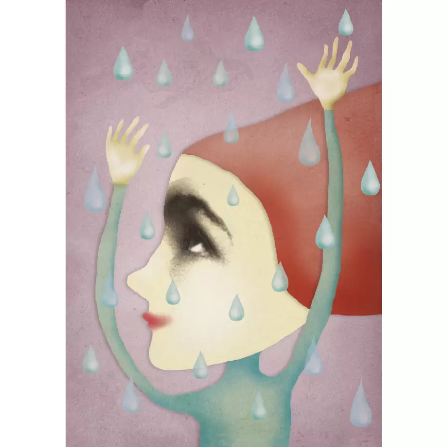 Sumo Illustration - Rain