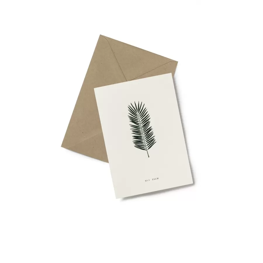 KARTOTEK - Greeting Card, No 3 Palm