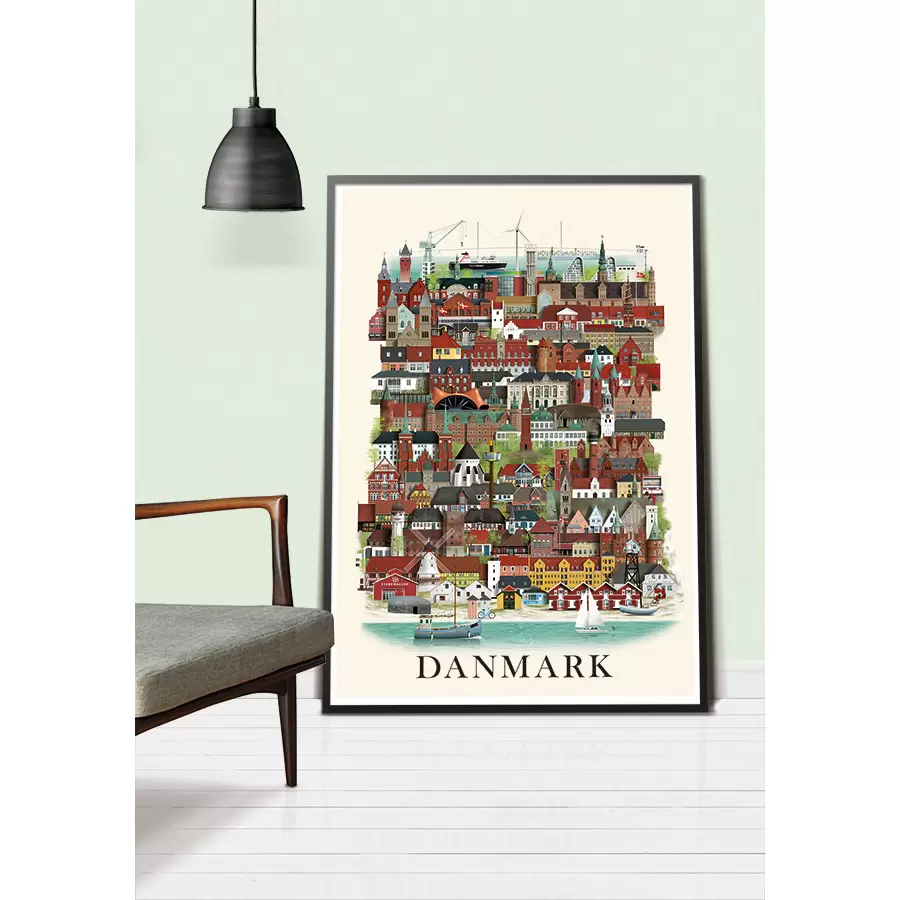 Martin Schwartz - Plakat Danmark 50x70