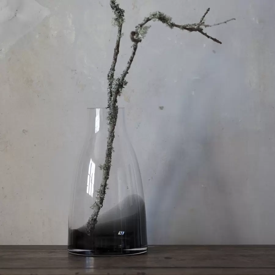 Ro Collection - Flower Vase No. 3, Smoked Grey