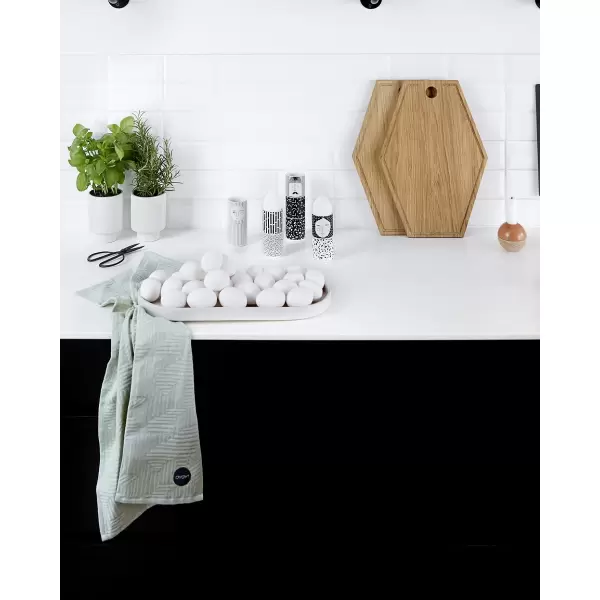 OYOY Living Design - Paddy tea towel, dark blue/pale mint