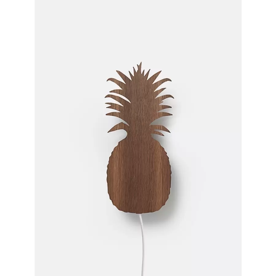ferm LIVING Kids - Pineapple lamp, smoked oak