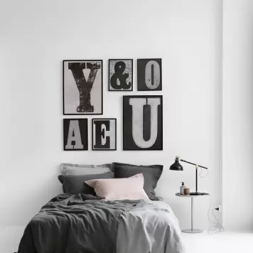 Pernille Folcarelli - Bogstav "U" 50*70