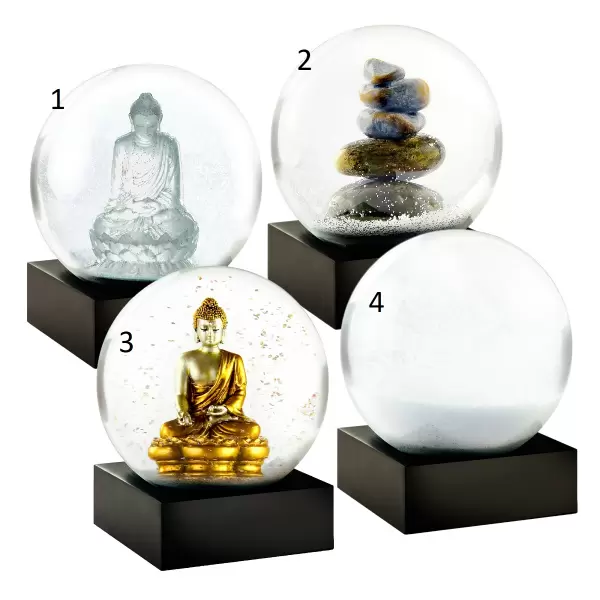 Coolsnowglobes - Zen Mini Snow Globes