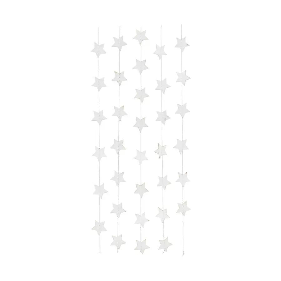 House Doctor - Guirlande Stars, hvid 2,5 m.