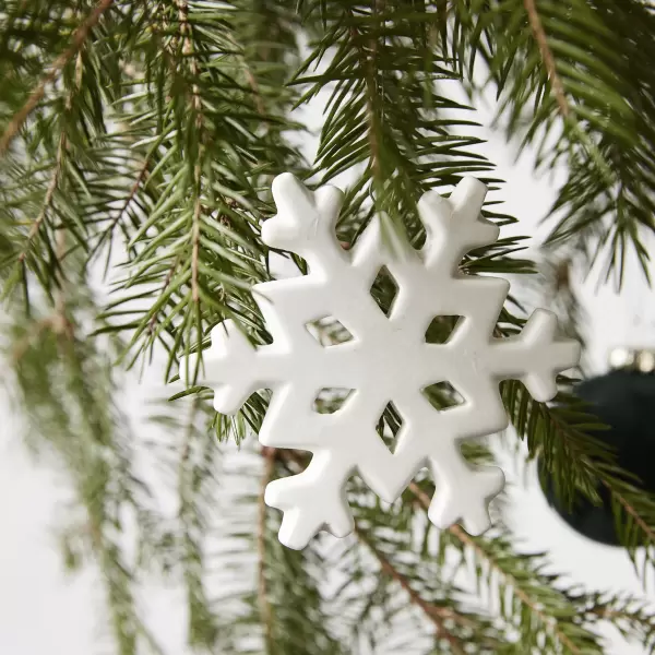 House Doctor - Snowflake hvid, 5,9cm