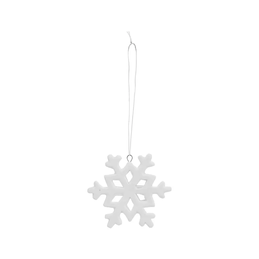 House Doctor - Snowflake hvid, 5,9cm