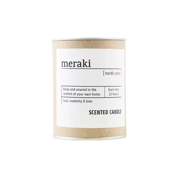 meraki - Duftlys Nordic Pine Ø 5,5 cm