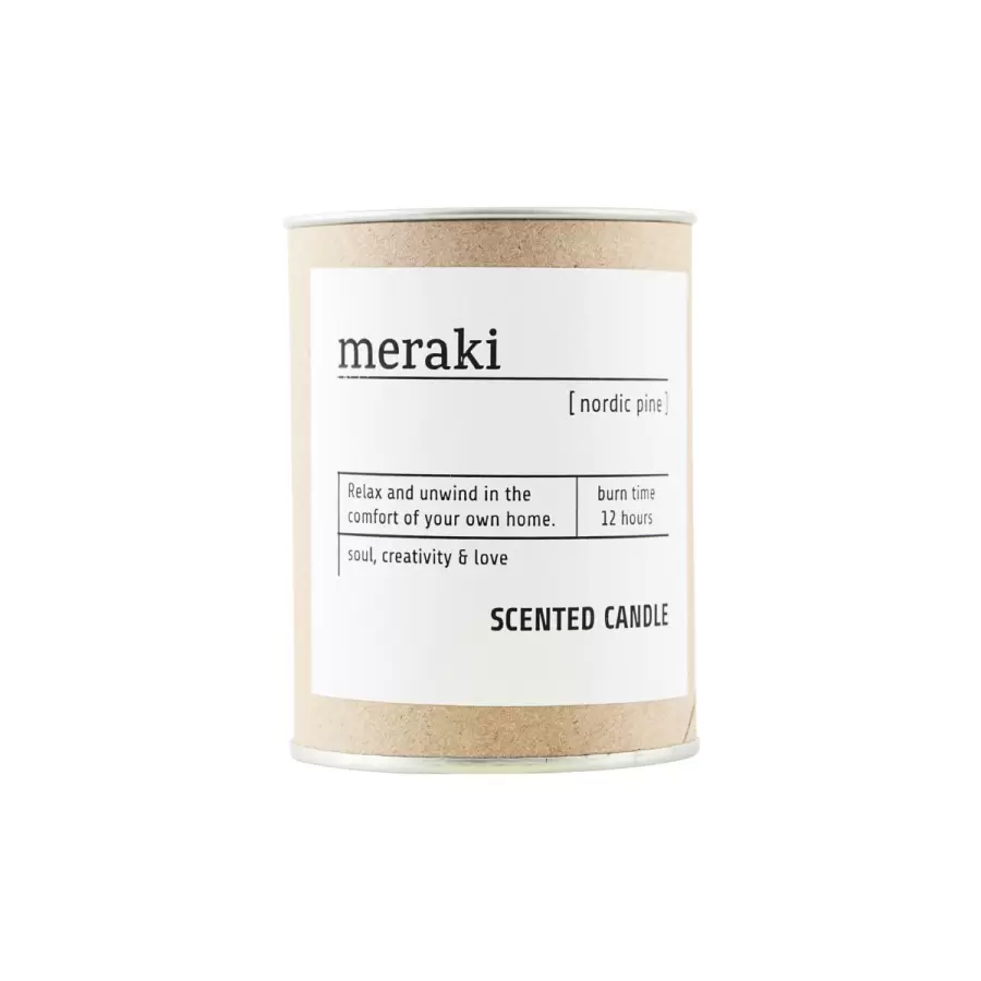 meraki - Duftlys Nordic Pine Ø 5,5 cm