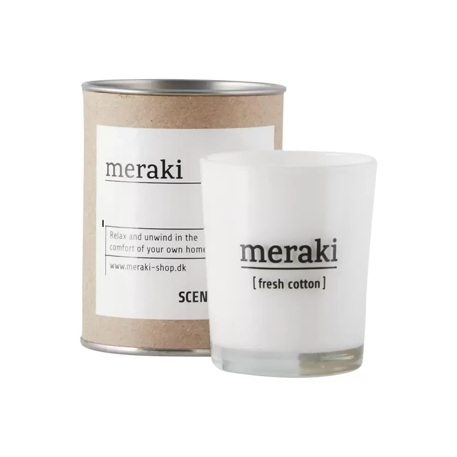 meraki - Duftlys, Fresh Cotton