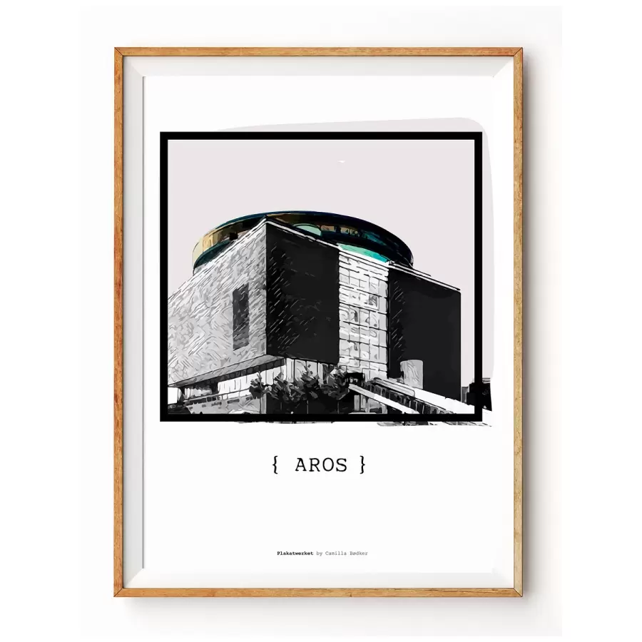 Plakatwerket - Aarhus hyldest ARoS 30*40