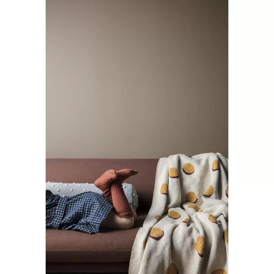 ferm LIVING Kids - Double Dot, børne tæppe 120*160 