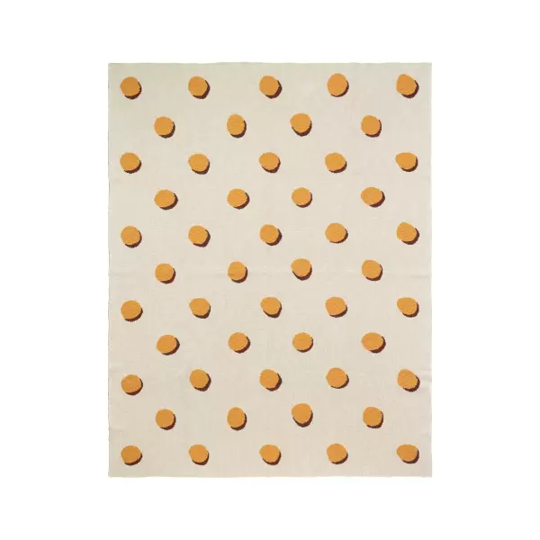 ferm LIVING Kids - Double Dot, børne tæppe 120*160 