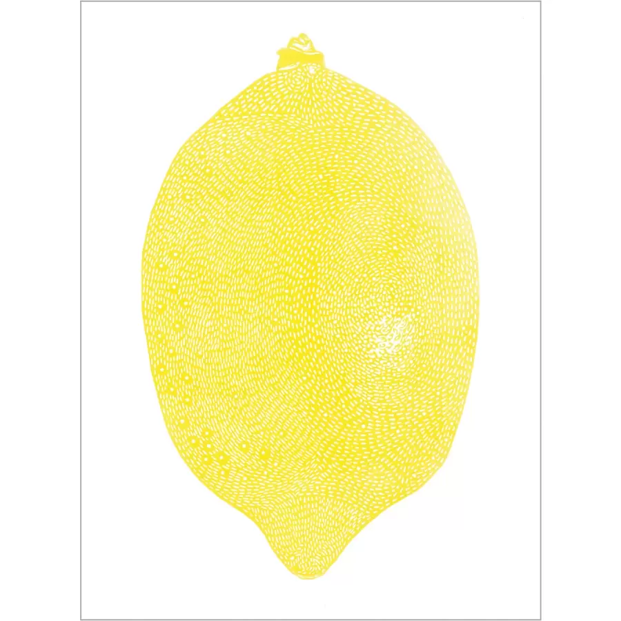 Monika Petersen Art Print - Citron, 50x70