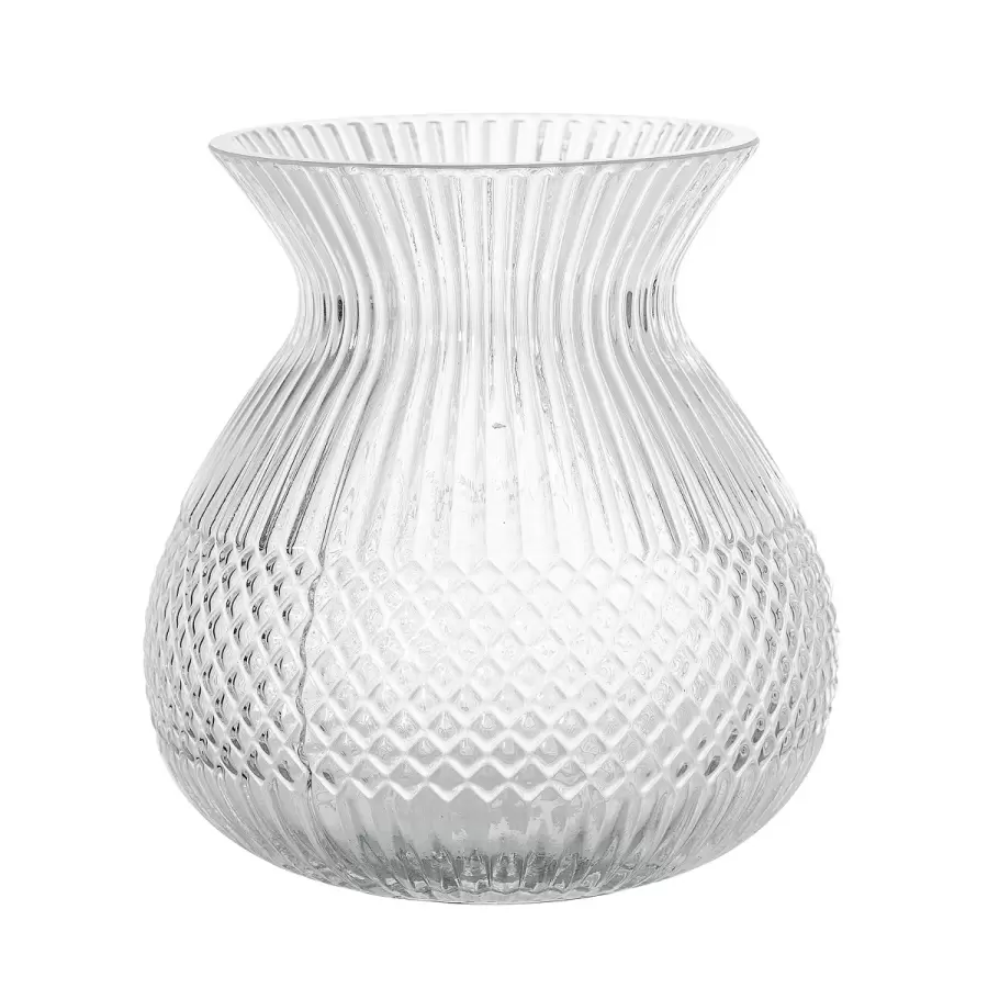 Bloomingville - Vase i klart glas