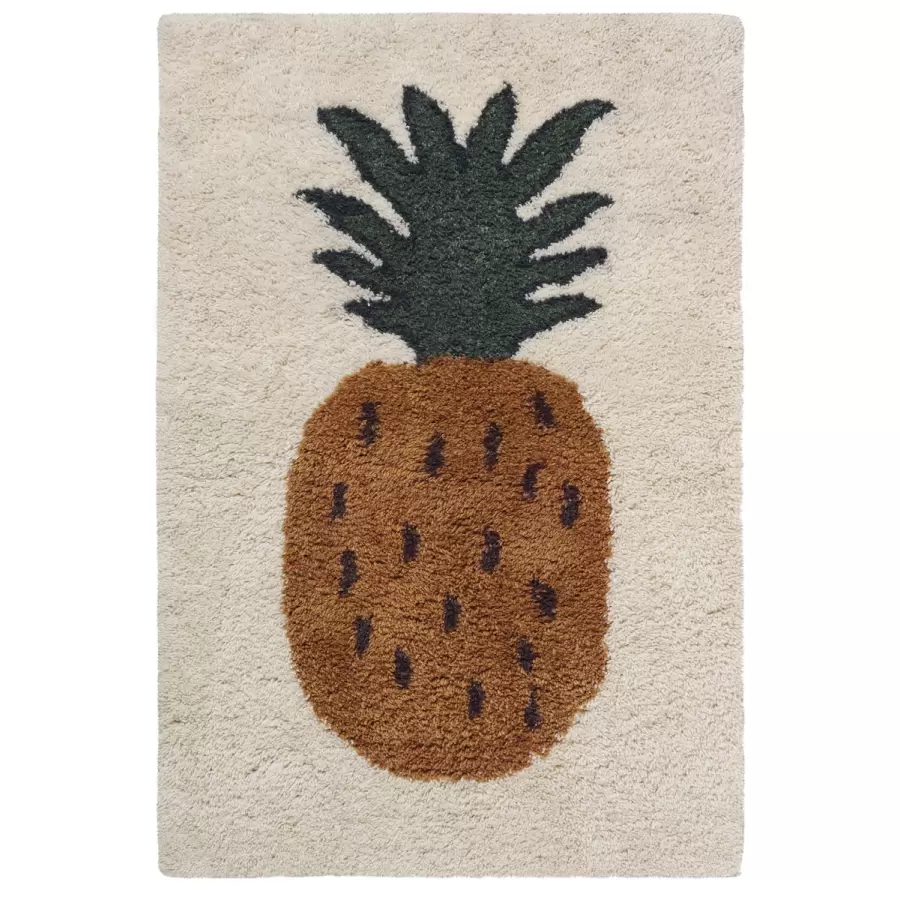 ferm LIVING - Tæppe Fruiticana Pineapple 120*180