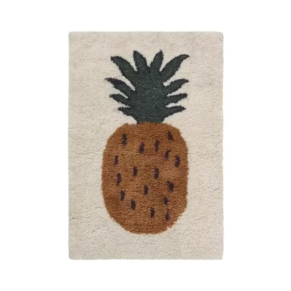 ferm LIVING - Tæppe Fruiticana Pineapple, 80*120 ferm LIVING - Tæppe Fruiticana Pineapple, 80*120