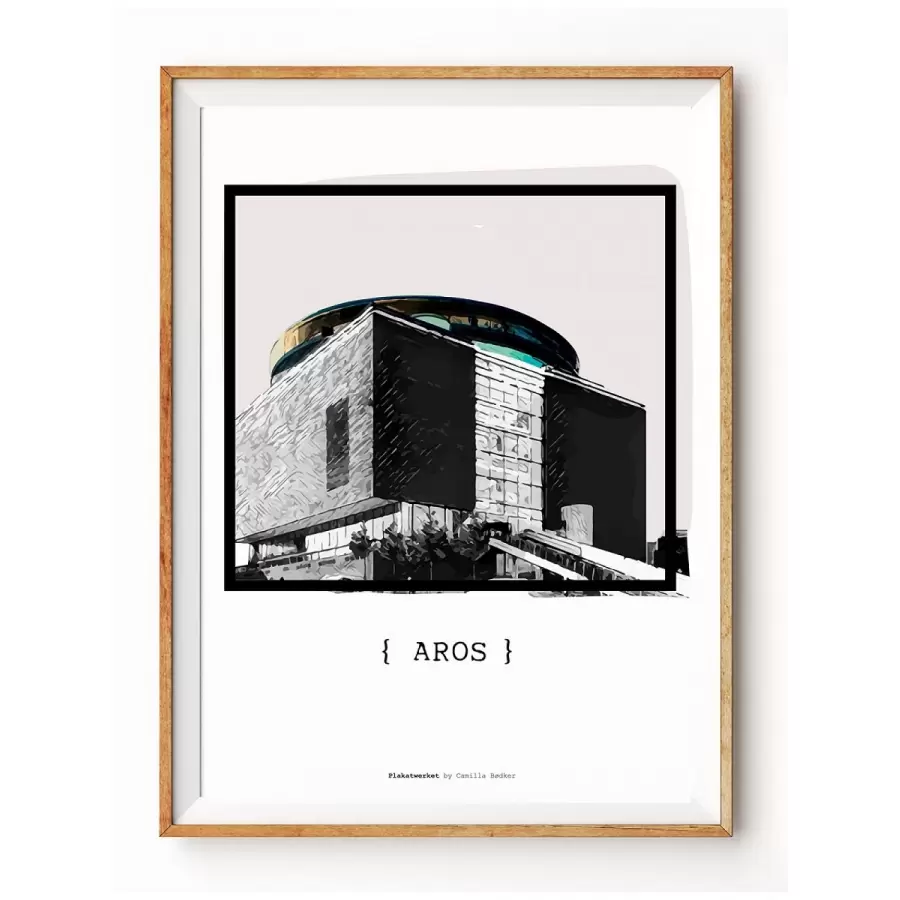 Plakatwerket - Aarhus hyldest ARoS 50*70