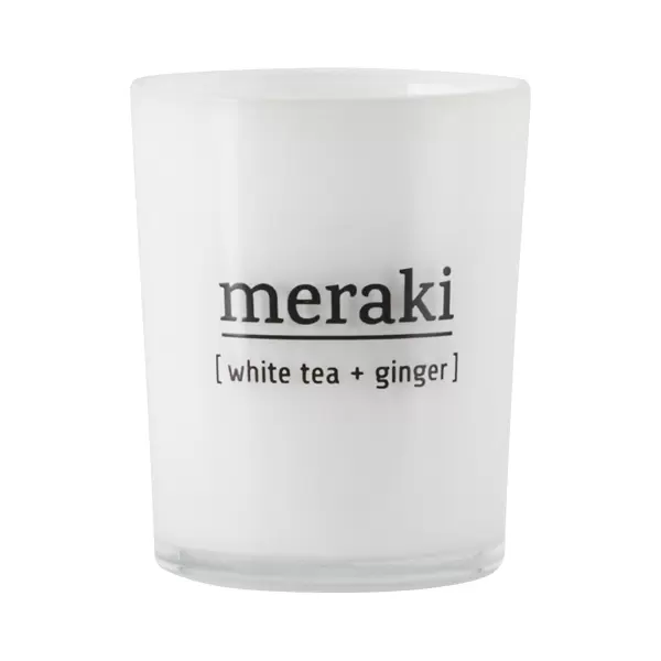 meraki - Duftlys, White Tea/Ginger