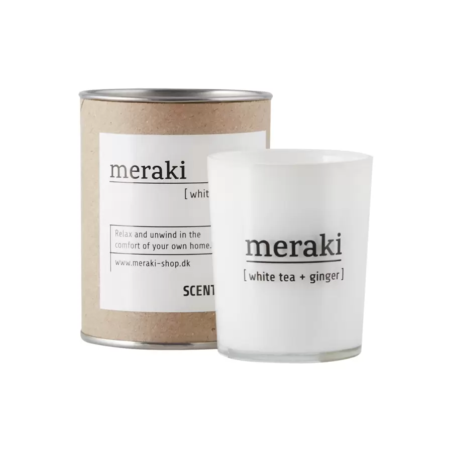 meraki - Duftlys, White Tea/Ginger