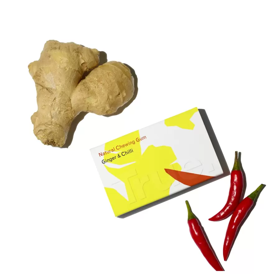 True - Tyggegummi Ginger & Chilli