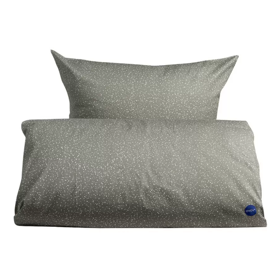 OYOY Living Design - Starry sengesæt, elefantgrå 140x200