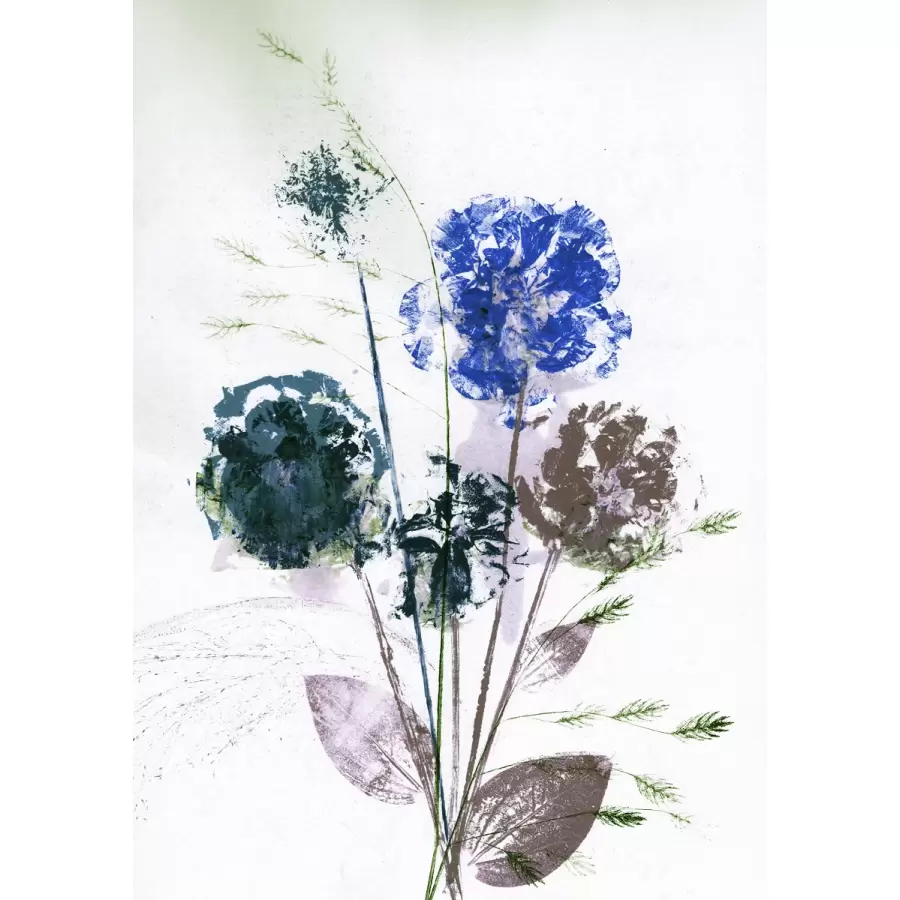 Pernille Folcarelli - Flower Bouquet Blue, A5