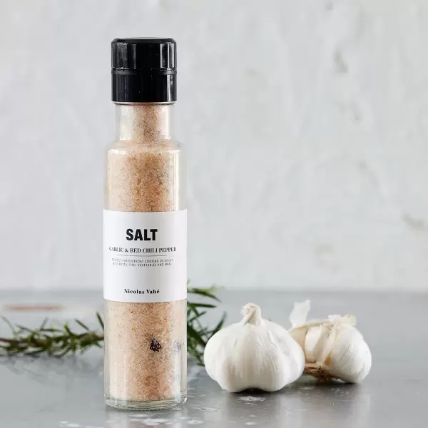 Salt med hvidløg & rød chilipeber fra Nicolas Vahé