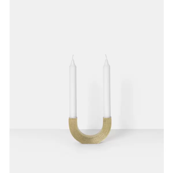 ferm LIVING - Arch lysestage, Messing