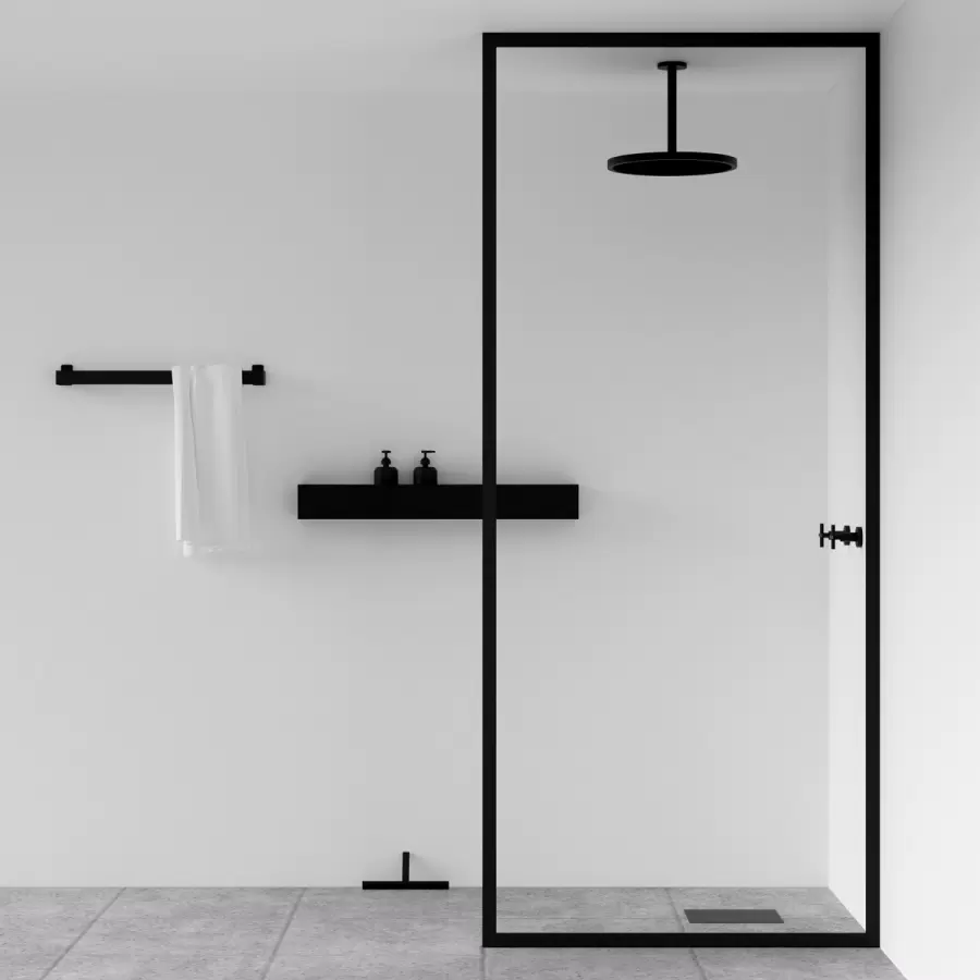 Nichba Design - Badeværelseshylde 40 cm med afløb