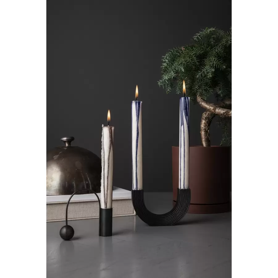 ferm LIVING - Duo Candle, Brun
