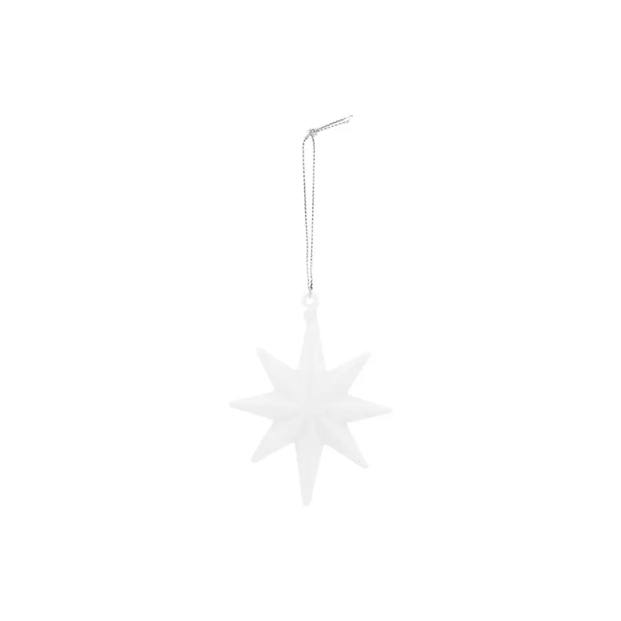 House Doctor - Ornament Star, Hvid