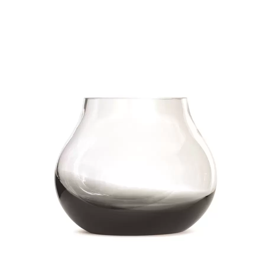 Ro Collection - Flower vase no.23, Smoked grey