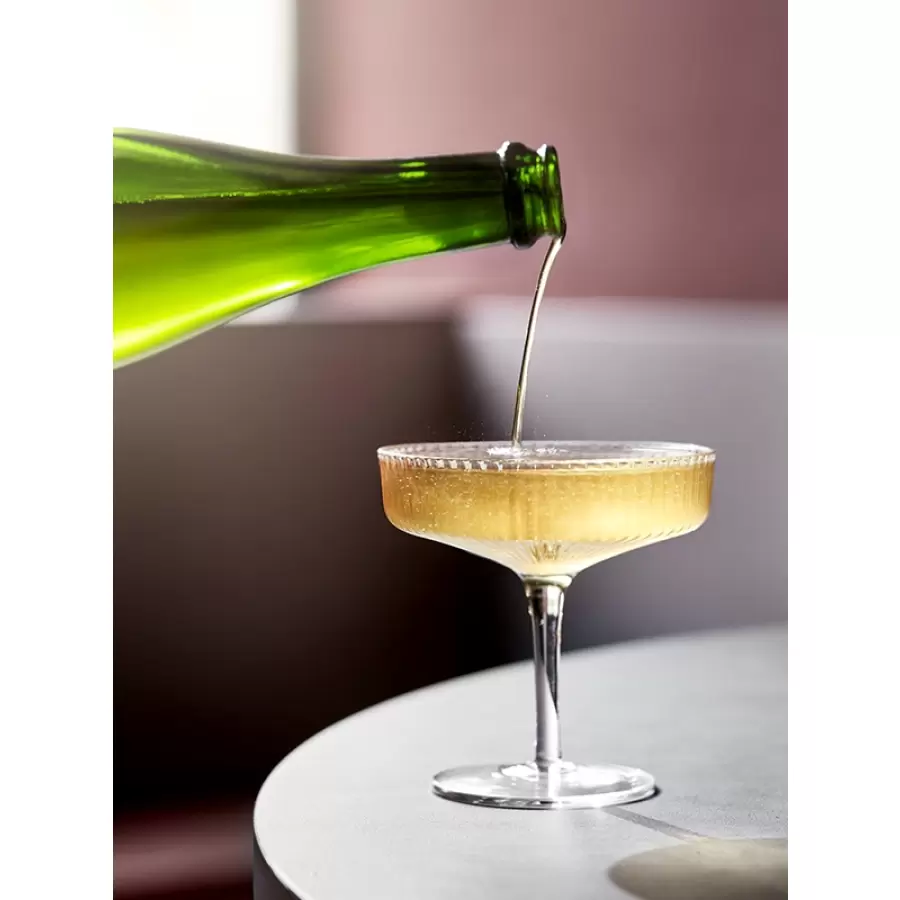 ferm LIVING - 2 Ripple Champagneskåle / Champagneglas ferm LIVING - 2 Ripple Champagneskåle / Champagneglas