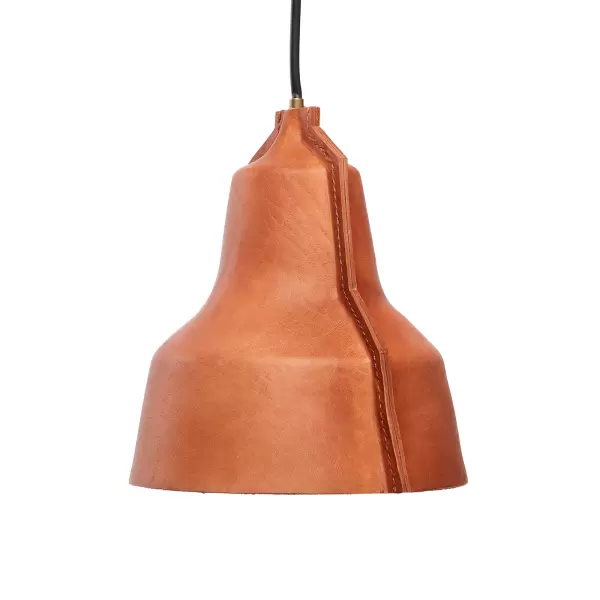 PUIK ART - Lampe Lloyd - håndlavet i natur læder