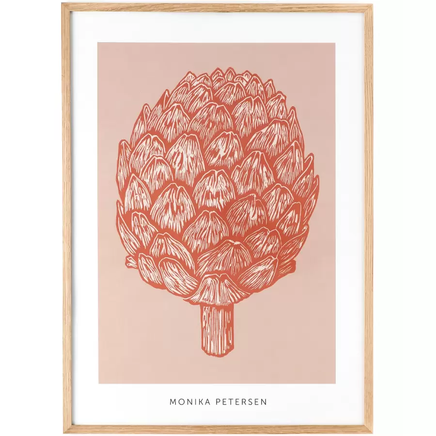 Monika Petersen Art Print - Artiskok Rust 50x70