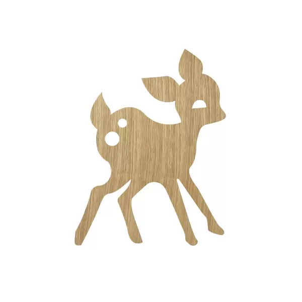 ferm LIVING Kids - My Deer Lamp, Oiled Oak