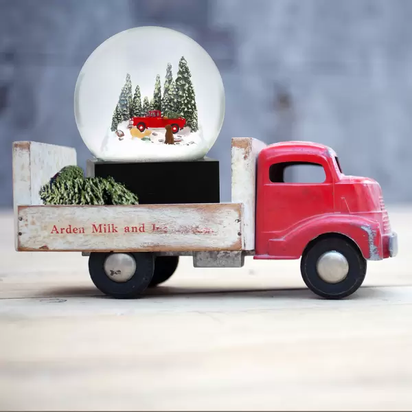 Coolsnowglobes - Snow Globe, Red Truck