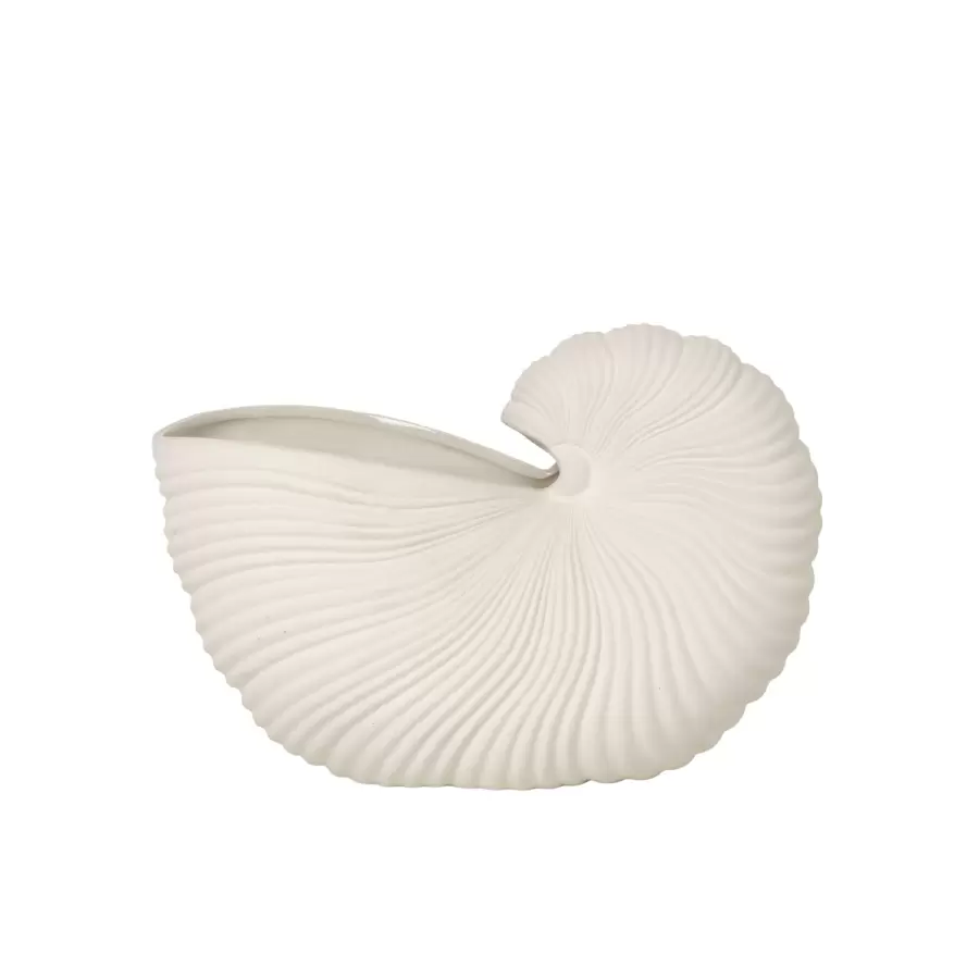 ferm LIVING - Shell Pot - konkylieformet krukke