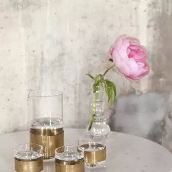 Serax - Glas med messingring