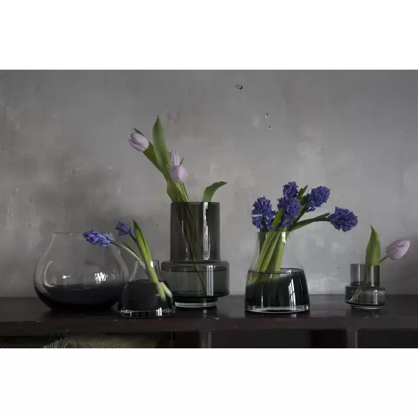 Ro Collection - Flower Vase No. 2, Smoked Grey
