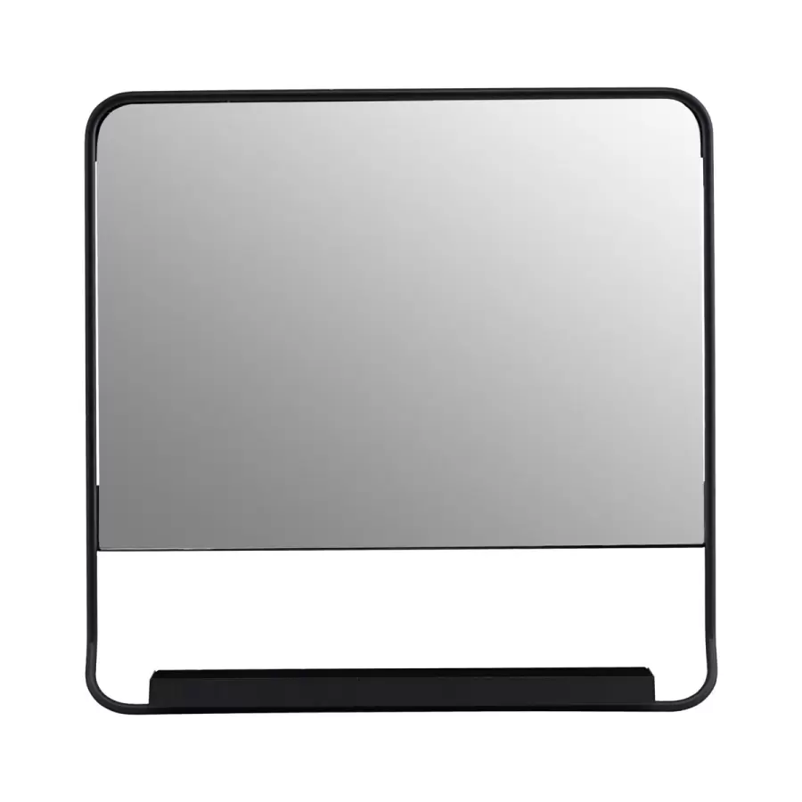 House Doctor - Spejl 45*45 cm. Chic, Sort - hent selv
