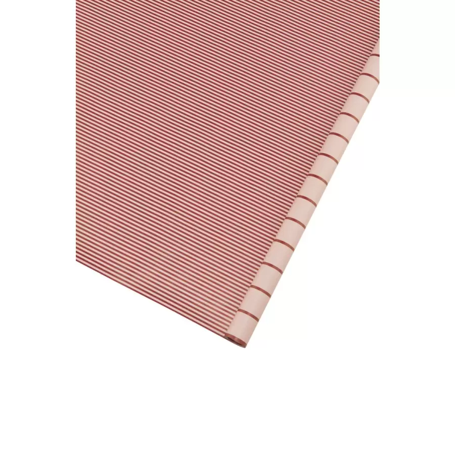 MONOGRAPH - Gavepapir Stripes, Rød/pink