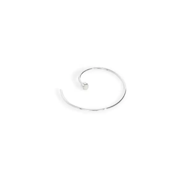 Trine Tuxen - Spiral ørering IIII Opal Sølv