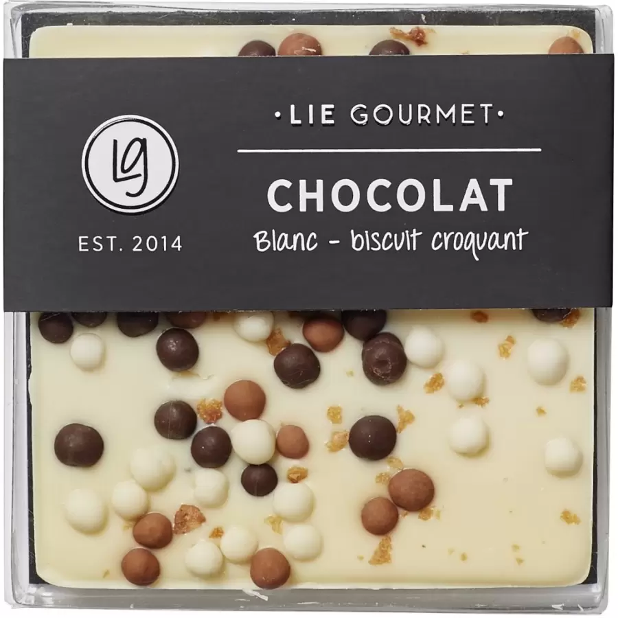 Lie Gourmet - Chokoladebar hvid crunch
