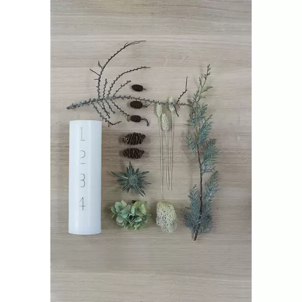 KunstIndustrien - Adventslys 7*24, Sølv KunstIndustrien - Adventslys 7*24, Sølv