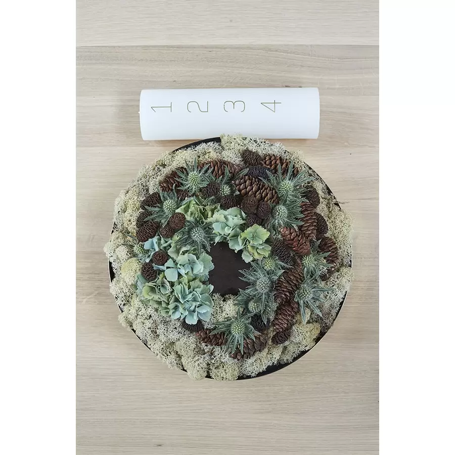 KunstIndustrien - Adventslys 7*24, Sølv